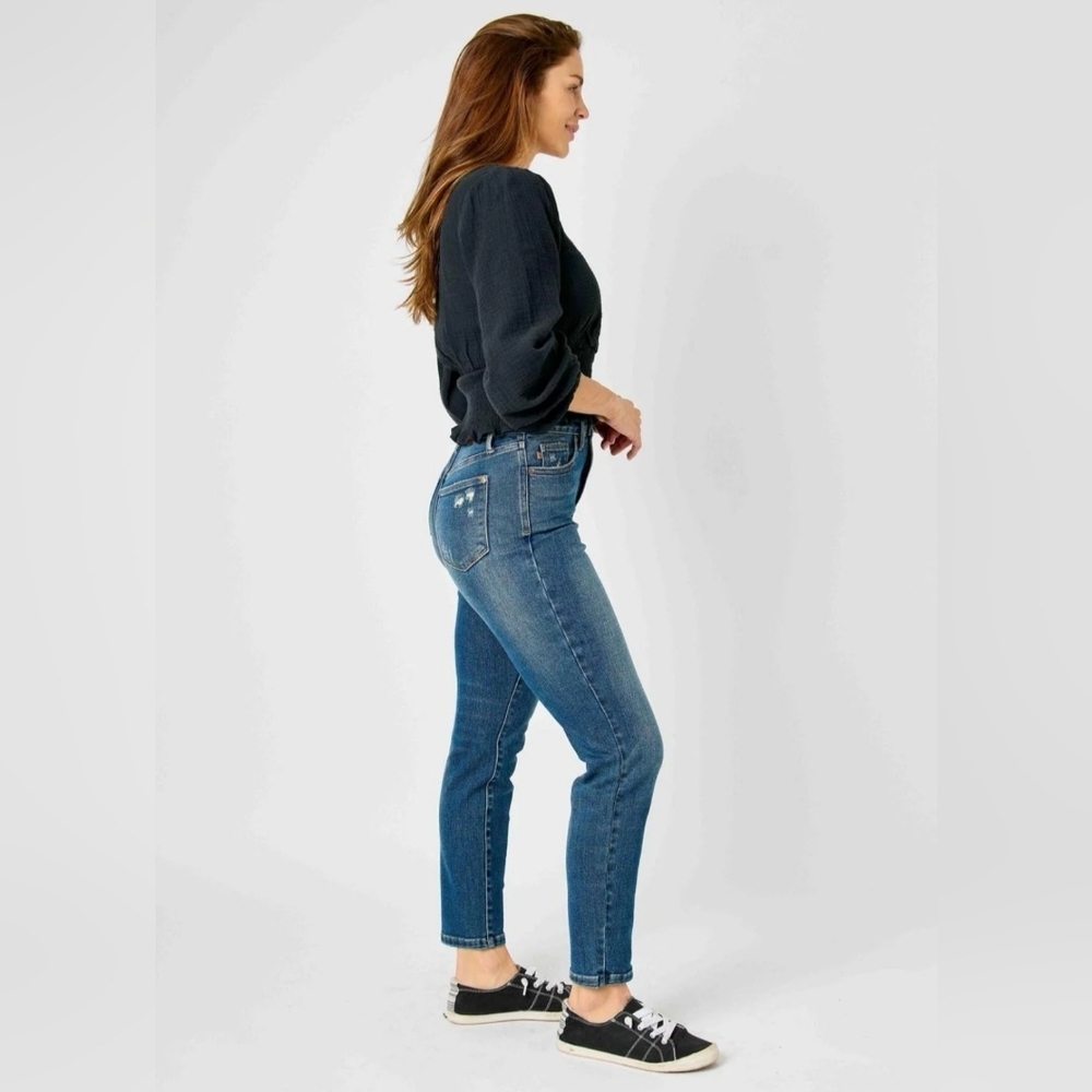 Judy Blue Women's Tummy Control Slim Fit Jeans Dark Wash Stretch Classic 9/29 - Picture 7 of 12